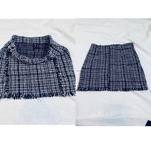 SHEIN tweed skirt